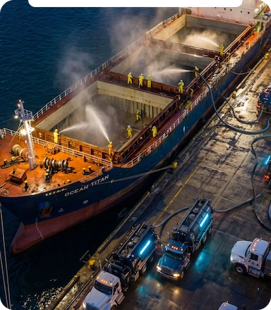 Замывка трюмов/танков