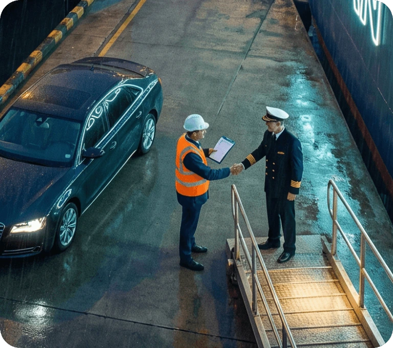 Агентирование контейнеровоза